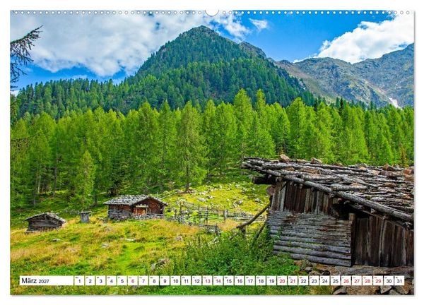 Produktbild: S&uuml;dtirol, das Ultental Traumhafte Landschaften (hochwertiger Premium Wandkalender 2027 DIN A2 quer), Kunstdruck in Hochglanz