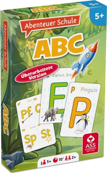 ASS Altenburger Spielkarten - Abenteuer Schule - ABC