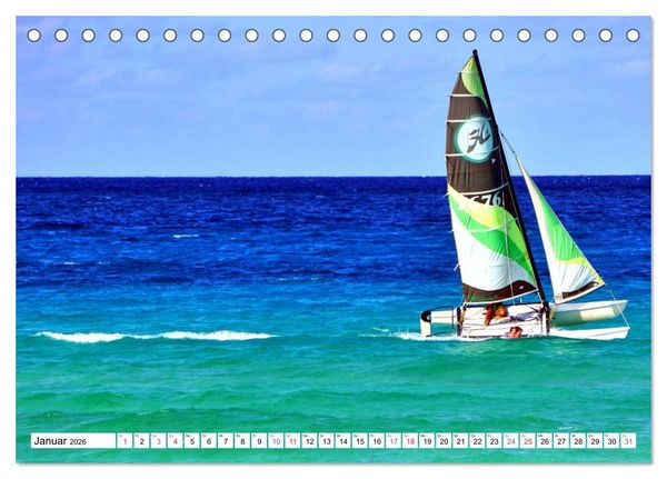 Produktbild: Lust auf Meer - Wasserfreuden in Kuba (Tischkalender 2026 DIN A5 quer), CALVENDO Monatskalender