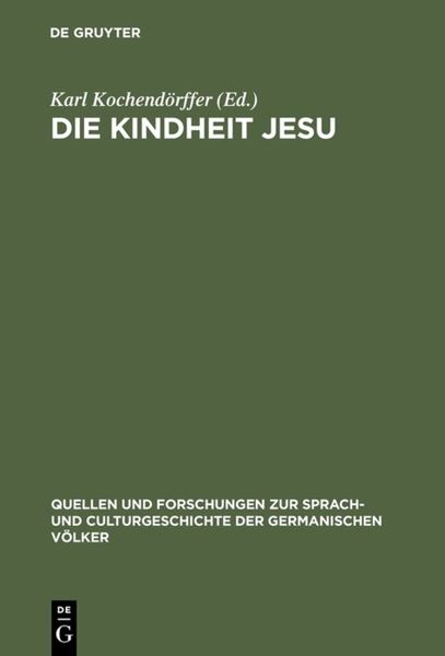 Produktbild: Die Kindheit Jesu