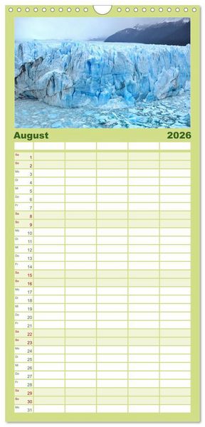 Produktbild: Familienplaner 2026 - S&uuml;damerika - Vom Reich der Inka bis nach Patagonien mit 5 Spalten (Wandkalender, 21 x 45 cm) CALVENDO