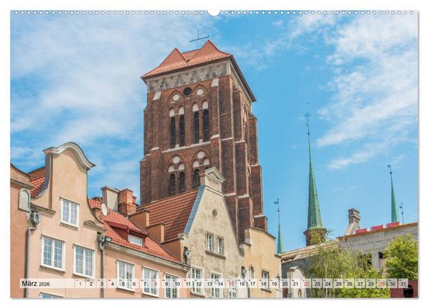 Produktbild: Danzig - Polnische Hansestadt (Wandkalender 2026 DIN A2 quer), CALVENDO Monatskalender