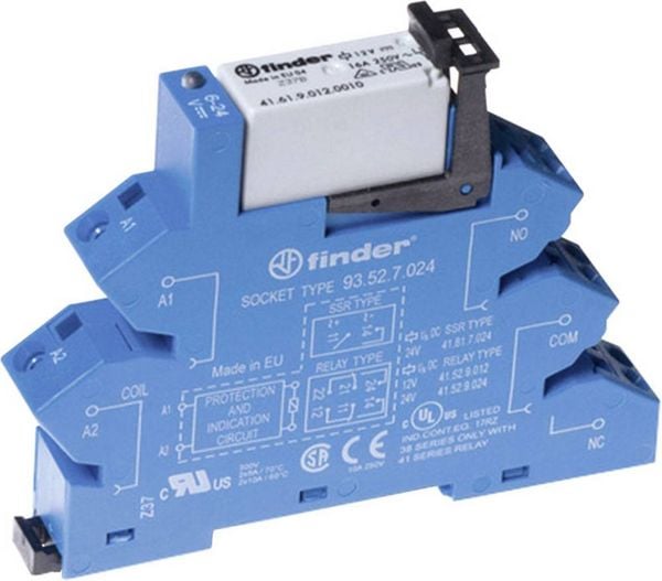Produktbild: Finder 38.11.7.024.0050 Koppelrelais 24 V/DC 16A 1 Wechsler 1St.