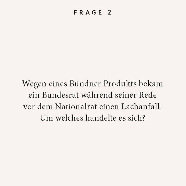 Produktbild: Graub&uuml;nden-Quiz