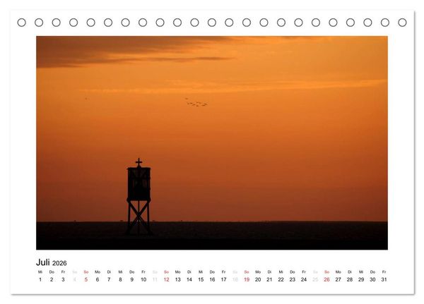 Produktbild: Die sch&ouml;ne Insel Neuwerk (Tischkalender 2026 DIN A5 quer), CALVENDO Monatskalender