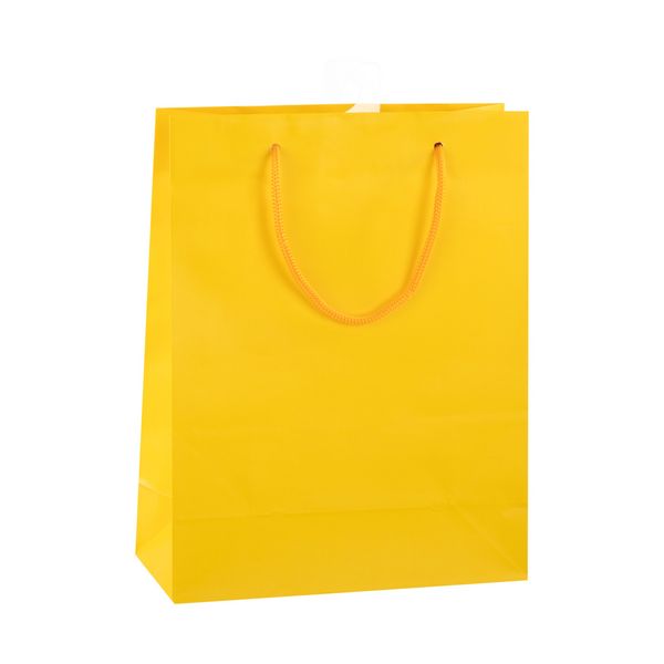 Produktbild: Idena Geschenktasche uni blau gelb rot gr&uuml;n 12x16x6cm 4fach sortiert 128g/m&sup2;