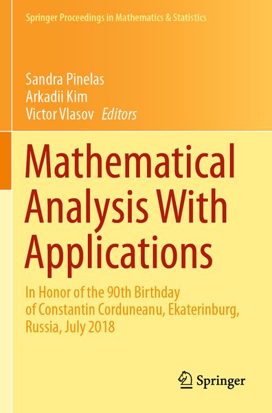 Produktbild: Mathematical Analysis With Applications