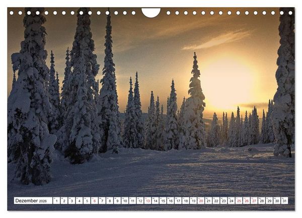 Produktbild: Winterm&auml;rchen Landschaften im Schnee (Wandkalender 2026 DIN A4 quer), CALVENDO Monatskalender