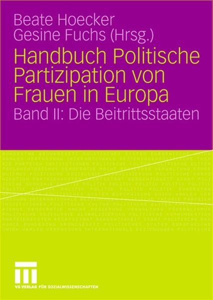 Produktbild: Handbuch Politische Partizipation von Frauen in Europa