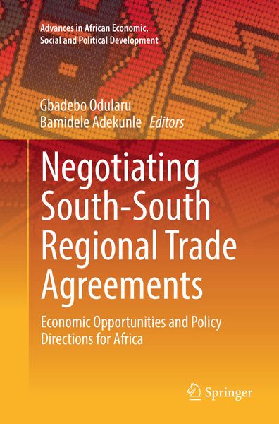 Produktbild: Negotiating South-South Regional Trade Agreements