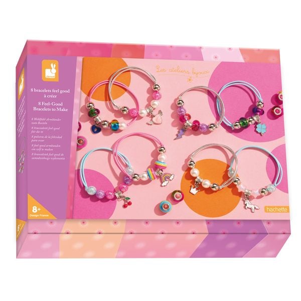 Produktbild: 8 Wohlf&uuml;hl-Armb&auml;nder f&uuml;r Kinder zum Selberbasteln