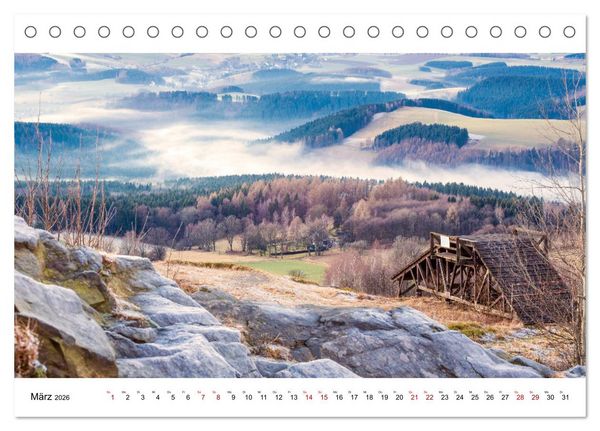 Produktbild: Einblicke in das Erzgebirge (Tischkalender 2026 DIN A5 quer), CALVENDO Monatskalender