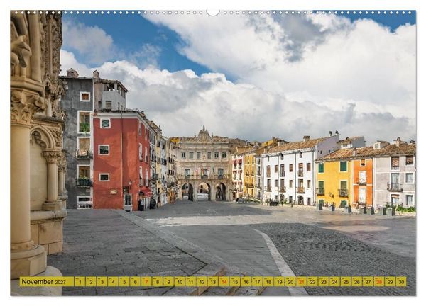 Produktbild: Die h&auml;ngenden H&auml;user von Cuenca (Wandkalender 2027 DIN A2 quer), CALVENDO Monatskalender