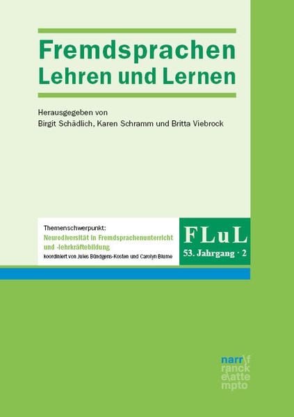 Produktbild: FLuL - Fremdsprachen Lehren und Lernen 53, 2