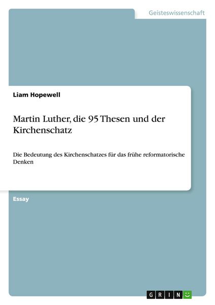 Produktbild: Martin Luther, die 95 Thesen und der Kirchenschatz