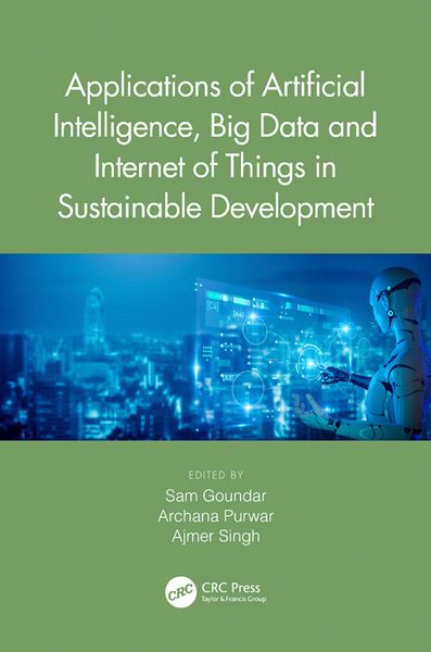 Produktbild: Applications of Artificial Intelligence, Big Data and Internet of Things in Sustainable Development