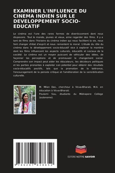 Produktbild: EXAMINER L'INFLUENCE DU CINEMA INDIEN SUR LE DEVELOPPEMENT SOCIO-EDUCATIF
