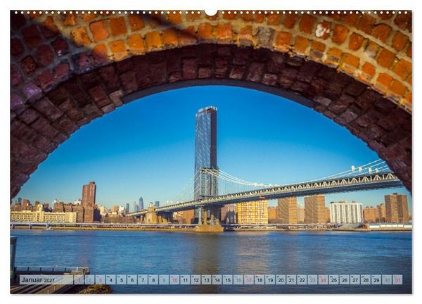 Produktbild: New York - Stadt der Wolkenkratzer (Wandkalender 2027 DIN A2 quer), CALVENDO Monatskalender