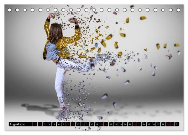 Produktbild: Tanz Vibration (Tischkalender 2026 DIN A5 quer), CALVENDO Monatskalender