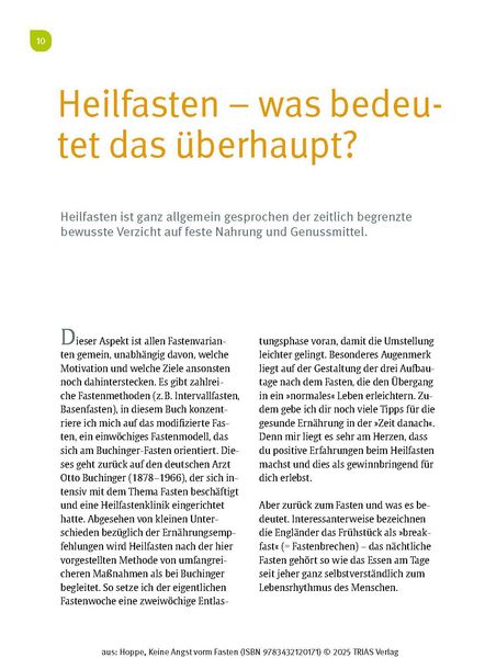 Produktbild: Keine Angst vorm Fasten