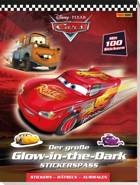 Disney Cars: Der große Glow-in-the-Dark-Stickerspaß: Stickern - Rätseln - Ausmalen, Taschenbuch von Panini, Panini, 978-3-8332-4677-7