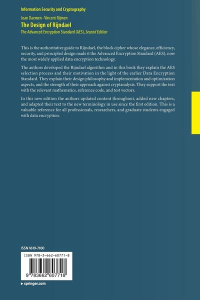 Produktbild: The Design of Rijndael