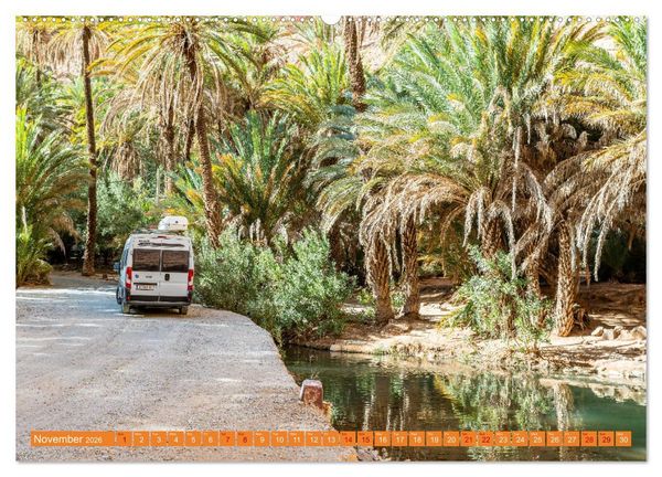 Produktbild: Van Life Road Trip Morocco (Wall Calendar 2026 DIN A2 landscape), CALVENDO 12 Month Wall Calendar