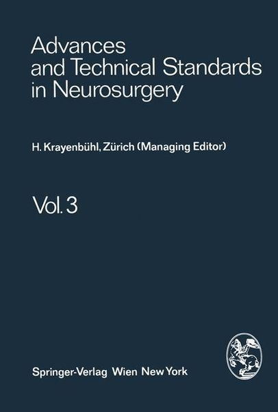Produktbild: Advances and Technical Standards in Neurosurgery