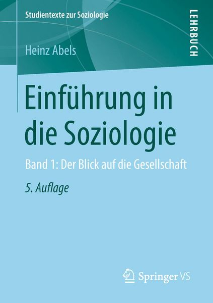 Produktbild: Einf&uuml;hrung in die Soziologie