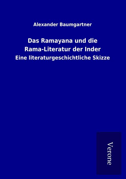 Produktbild: Das Ramayana und die Rama-Literatur der Inder