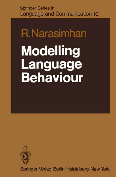 Produktbild: Modelling Language Behaviour