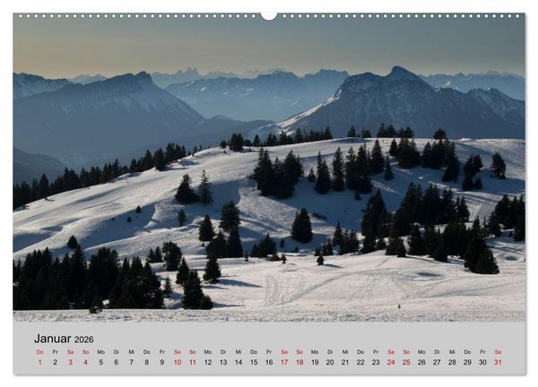 Produktbild: Streifzug durch Savoyen (hochwertiger Premium Wandkalender 2026 DIN A2 quer), Kunstdruck in Hochglanz