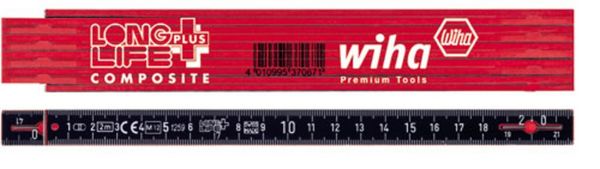 Produktbild: Wiha 37067 Zollstock 2 m Kunststoff