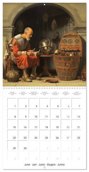 Produktbild: Splendeurs de la Gr&egrave;ce Antique (Calendrier mural carr&eacute; 2026 30x30 cm) Calendrier double avec une page pour vos prises de notes
