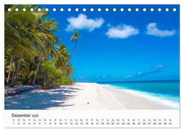 Produktbild: Hawaii - Sommer, Sonne, Urlaub (Tischkalender 2026 DIN A5 quer), CALVENDO Monatskalender