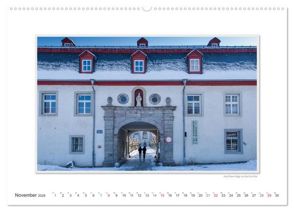 Produktbild: Emotionale Momente: Abtei Marienstatt im Westerwald (Wandkalender 2026 DIN A2 quer), CALVENDO Monatskalender