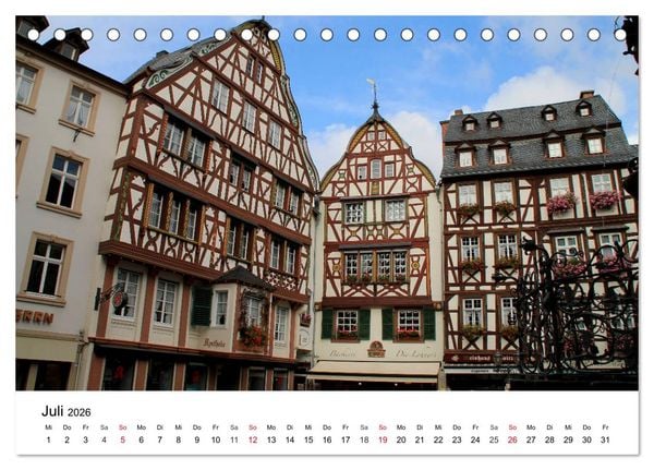 Produktbild: Bernkastel-Kues an der Mosel (Tischkalender 2026 DIN A5 quer), CALVENDO Monatskalender