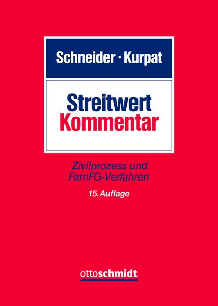 Produktbild: Streitwert-Kommentar