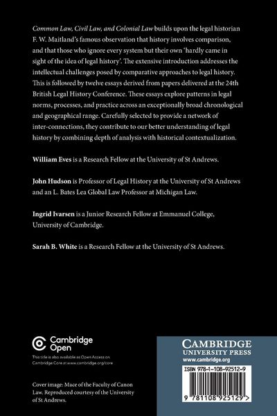 Produktbild: Common Law, Civil Law, and Colonial Law