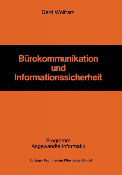 Produktbild: B&uuml;rokommunikation und Informationssicherheit