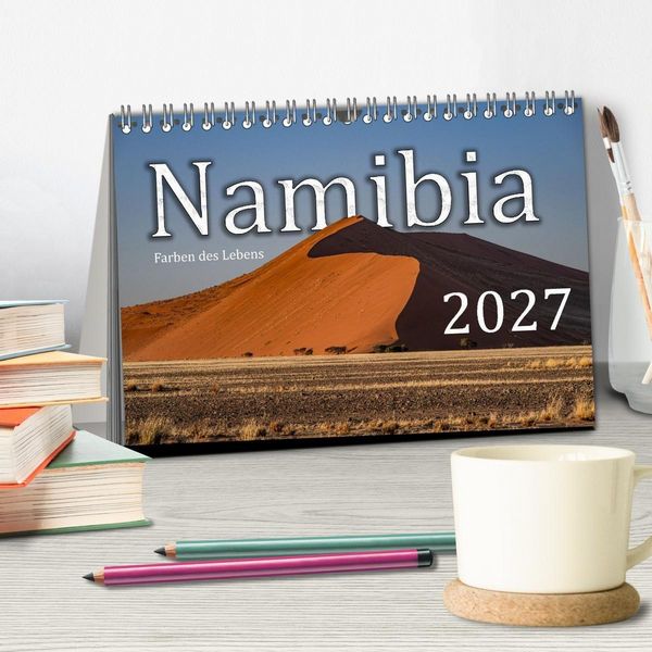 Produktbild: Namibia &ndash; Farben des Lebens (Tischkalender 2027 DIN A5 quer), CALVENDO Monatskalender