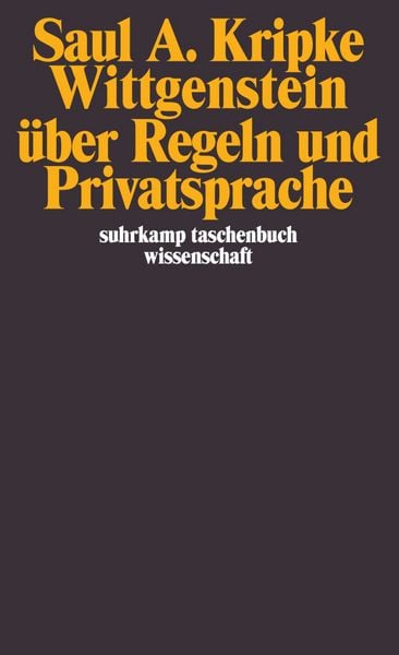Produktbild: Wittgenstein &uuml;ber Regeln und Privatsprache