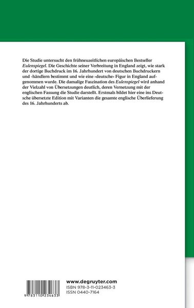 Produktbild: Der englische Eulenspiegel