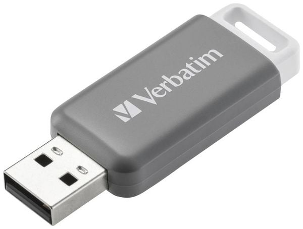 Produktbild: Verbatim V DataBar USB 2.0 Drive USB-Stick 128GB Grau 49456 USB-A (USB 2.0)