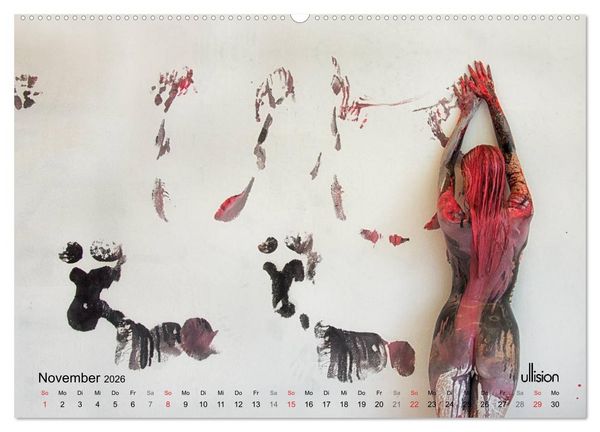 Produktbild: FARBSPIELE - Akt im Feuerwerk der Farben (Wandkalender 2026 DIN A2 quer), CALVENDO Monatskalender