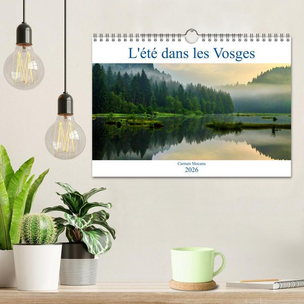 Produktbild: L'&eacute;t&eacute; dans les Vosges (Calendrier mural 2026 DIN A4 vertical), CALVENDO calendrier mensuel