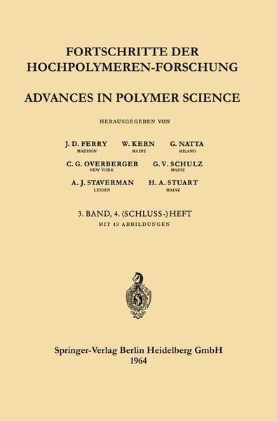 Produktbild: Fortschritte der Hochpolymeren-Forschung / Advances in Polymer Science