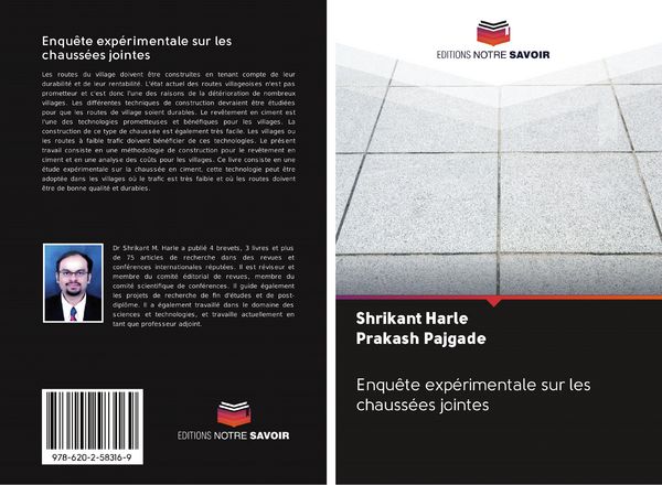 Produktbild: Enqu&ecirc;te exp&eacute;rimentale sur les chauss&eacute;es jointes