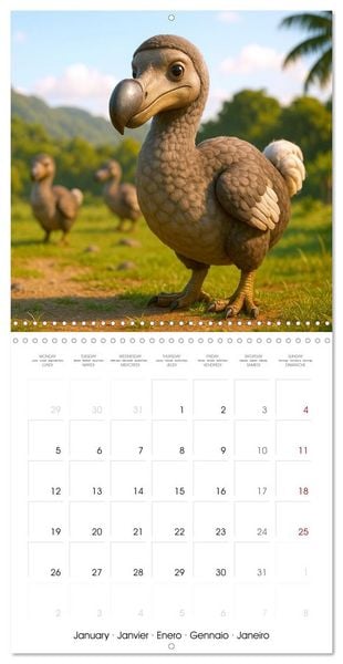 Produktbild: Species of the Past (Wall Calendar 2026 12 &times; 12 Inch) CALVENDO 12 Month Wall Calendar