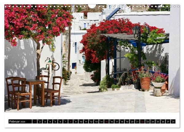 Produktbild: Inselh&uuml;pfen Kykladen Santorini - Naxos - Paros - Mykonos (Wandkalender 2026 DIN A3 quer), CALVENDO Monatskalender